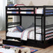 California Iv Black, Walnut, Gray, & White Twin/Twin Bunk Bed - 3 Bros Warehouse