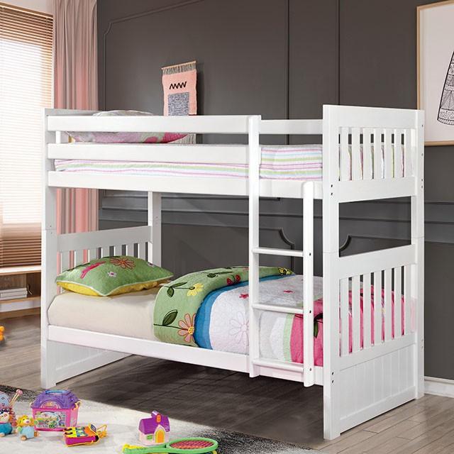 Canberra Twin/Twin Bunk Bed - 3 Bros Warehouse