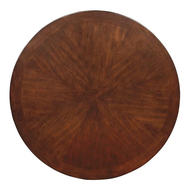 Carlisle Brown Cherry Round Dining Table - 3 Bros Warehouse