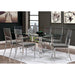 Casper Chrome Dining Table - 3 Bros Warehouse