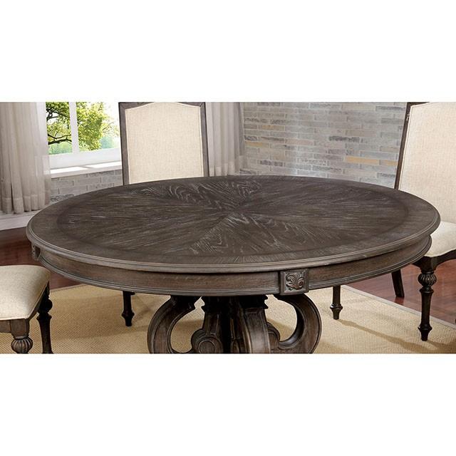 Arcadia Rustic Natural Tone Round Dining Table - 3 Bros Warehouse