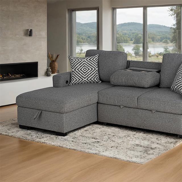 Chatham Sectional Gray - 3 Bros Warehouse