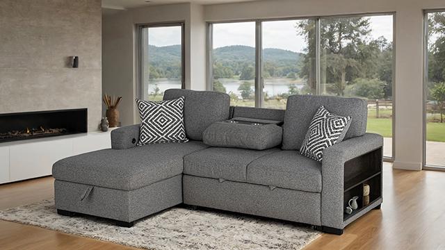 Chatham Sectional Gray - 3 Bros Warehouse