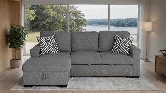 Chatham Sectional Gray - 3 Bros Warehouse