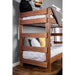 Arlette Twin/Twin Bunk Bed Brown, Black, Gray, & White - 3 Bros Warehouse