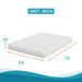 Artemisia 10" Memory Foam Mattress White - 3 Bros Warehouse