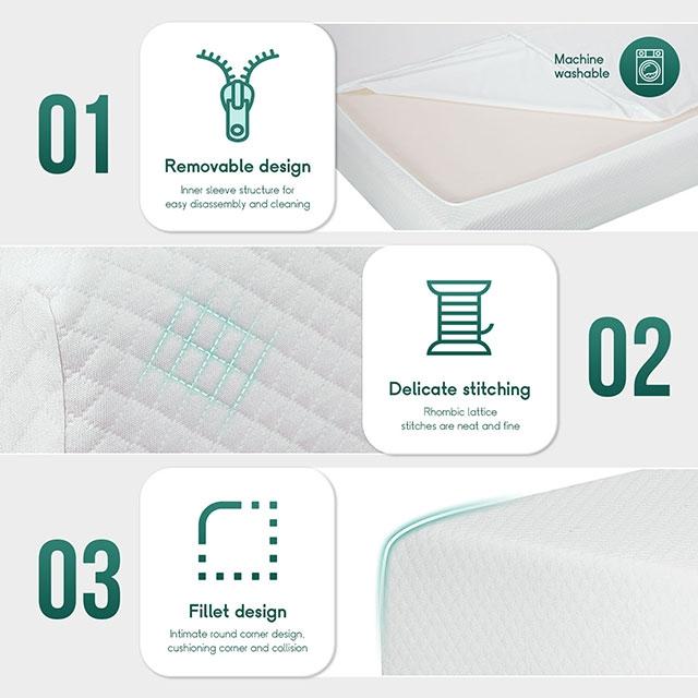 Artemisia 6" Full Memory Foam Mattress - 3 Bros Warehouse