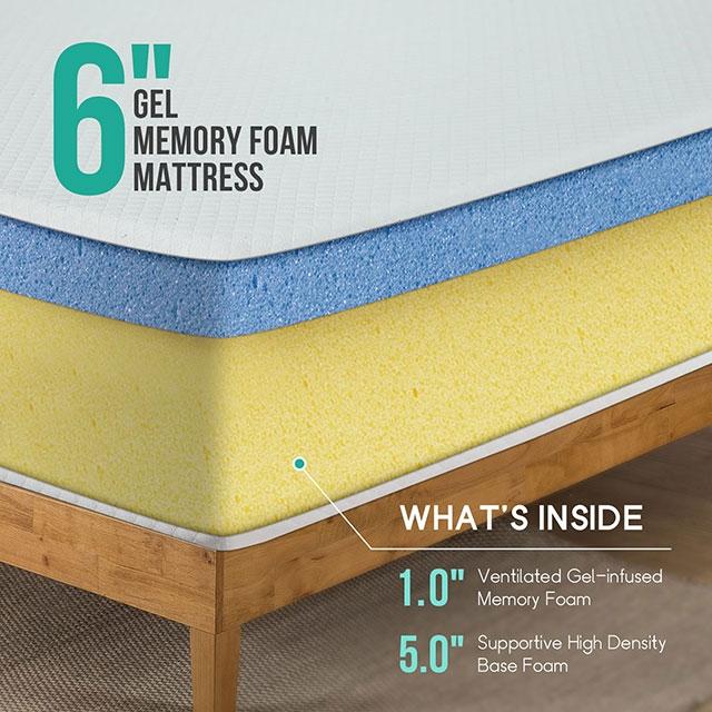 Artemisia 6" Full Memory Foam Mattress - 3 Bros Warehouse