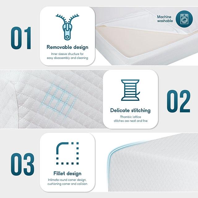 Artemisia 6" Full Memory Foam Mattress - 3 Bros Warehouse