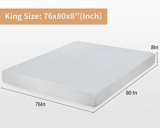 Artemisia 8" Cal. King, E.King, Full, & Queen Memory Foam Mattress - 3 Bros Warehouse