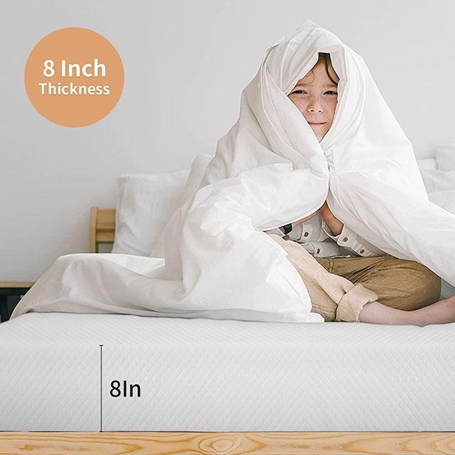 Artemisia 8" Cal. King, E.King, Full, & Queen Memory Foam Mattress - 3 Bros Warehouse