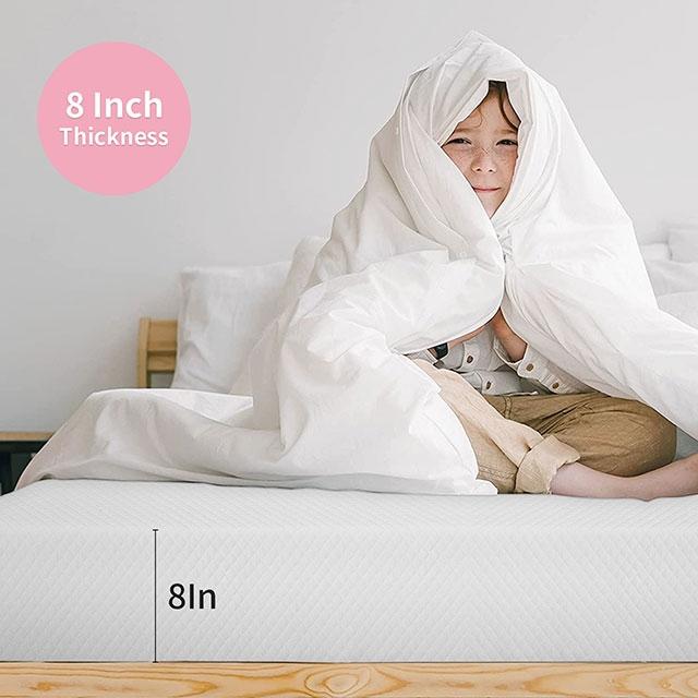 Artemisia 8" Cal. King, E.King, Full, & Queen Memory Foam Mattress - 3 Bros Warehouse