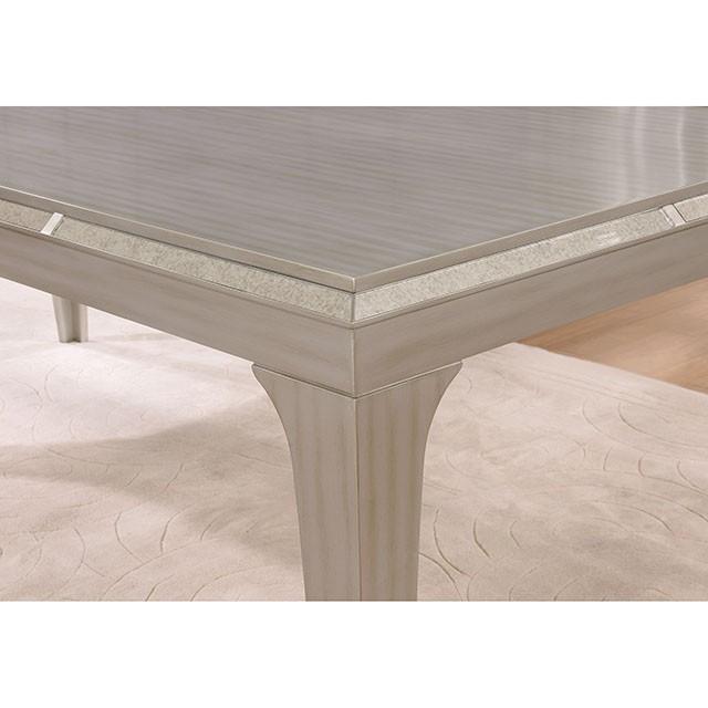 DIOCLES Silver/Gray Dining Table - 3 Bros Warehouse