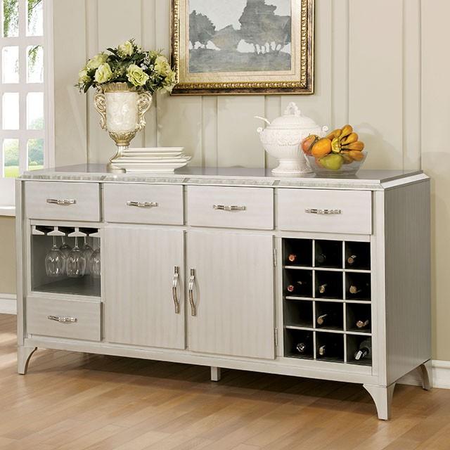 DIOCLES Silver/Gray Server - 3 Bros Warehouse