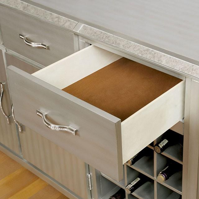 DIOCLES Silver/Gray Server - 3 Bros Warehouse