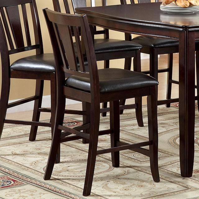 Edgewood II Espresso Counter Ht. Chair (2/CTN) - 3 Bros Warehouse