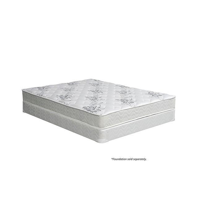 ELBERTYNA White 8" Tight Top Mattress, Full - 3 Bros Warehouse
