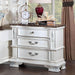 ESPARANZA Night Stand, Pearl White - 3 Bros Warehouse