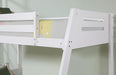 Emilee Twin/Full Bunk Bed White, Grey, Espresso, & Black - 3 Bros Warehouse