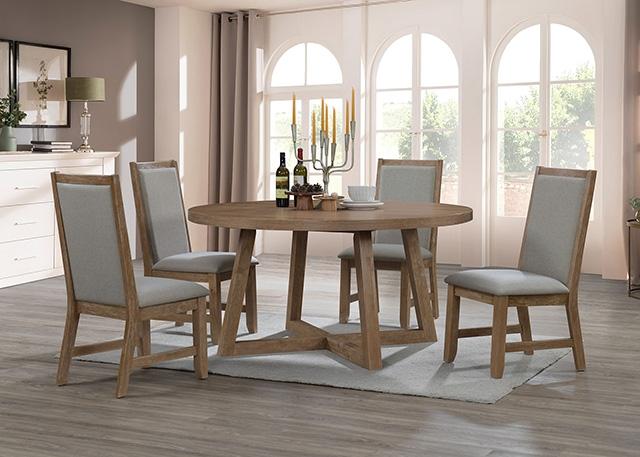Everett 5 Pc. Round Table Dining Set - 3 Bros Warehouse