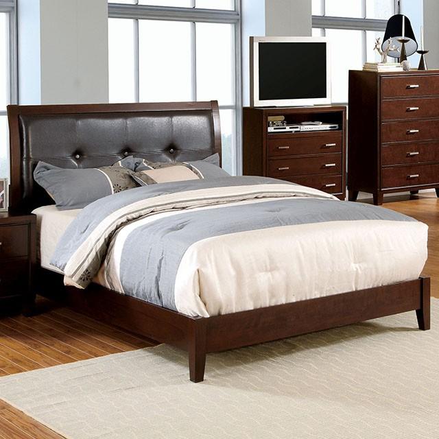 Enrico Bed Brown, Grey, & Black - 3 Bros Warehouse