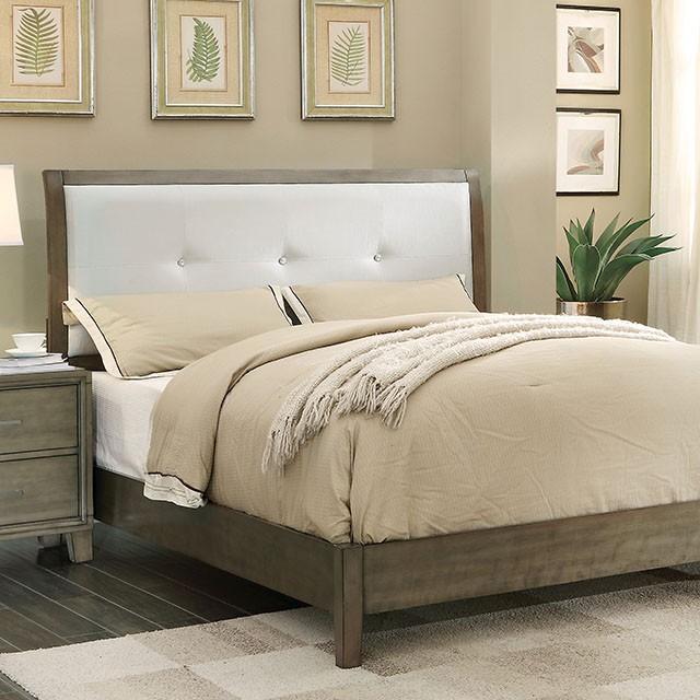 Enrico Full Queen Bed Brown, Black, & Cherry - 3 Bros Warehouse