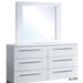CLEMENTINE Glossy White Dresser - 3 Bros Warehouse
