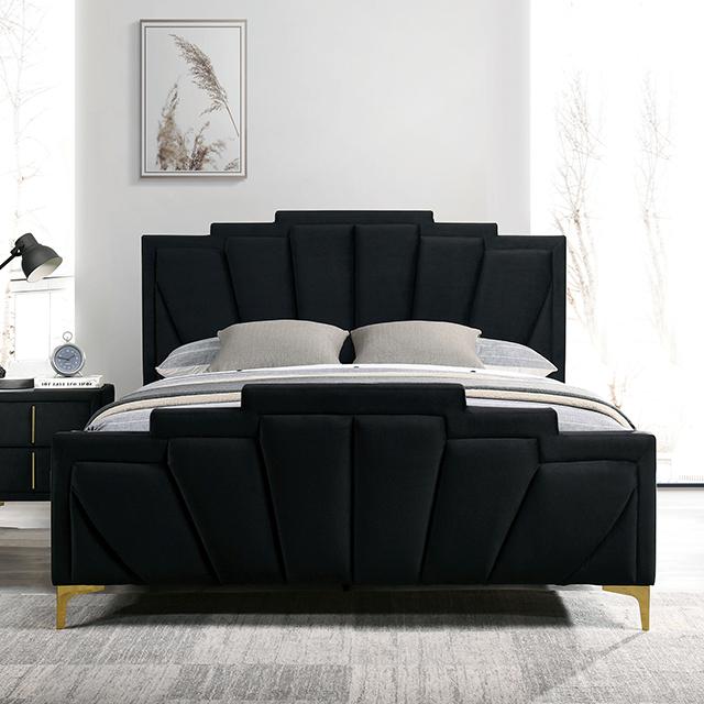 Florizel Bed Black & Red - 3 Bros Warehouse