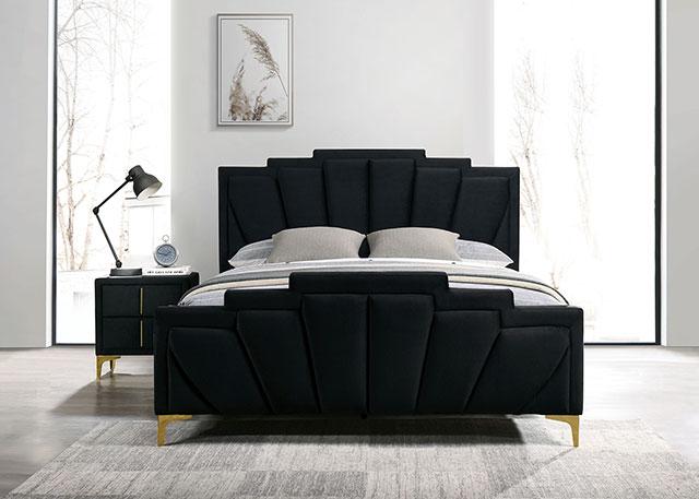 Florizel Bed Black & Red - 3 Bros Warehouse
