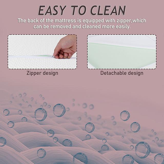 Forsythia 10" Queen Green Tea Gel Memory Foam - 3 Bros Warehouse