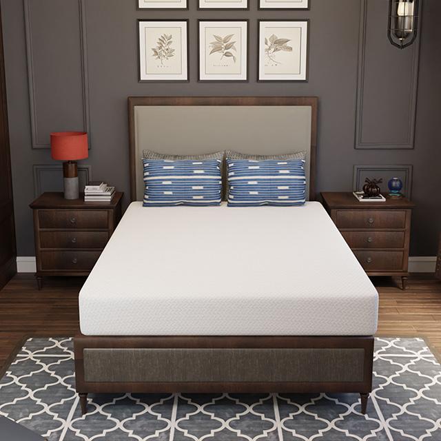 Forsythia 8" Full Green Tea Gel Memory Foam - 3 Bros Warehouse