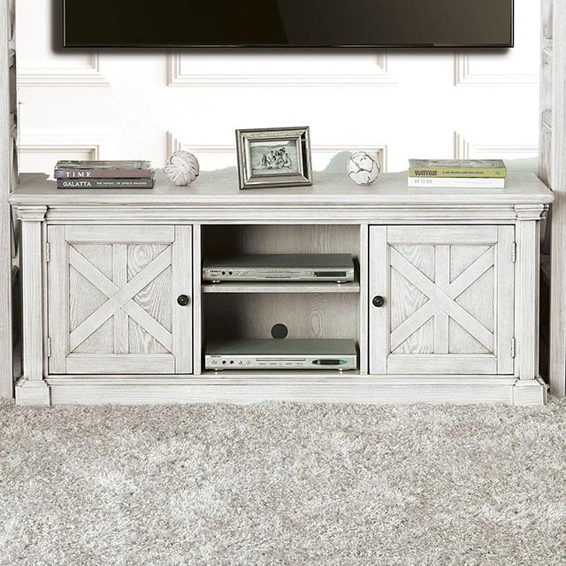 Georgia Antique White 60" TV Stand - 3 Bros Warehouse