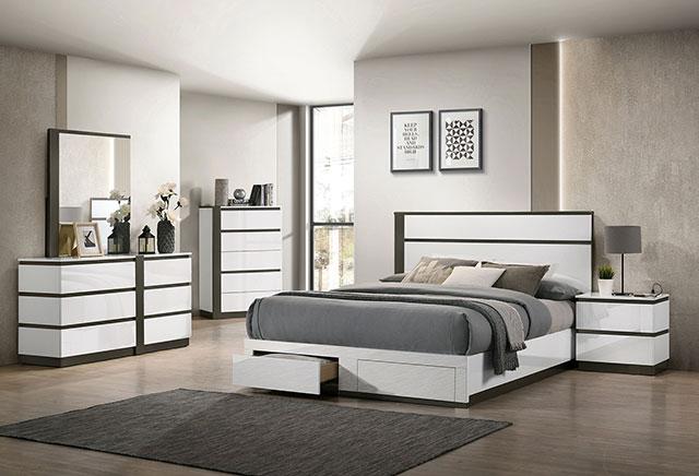 Birsfelden Queen Bedroom Set White - 3 Bros Warehouse