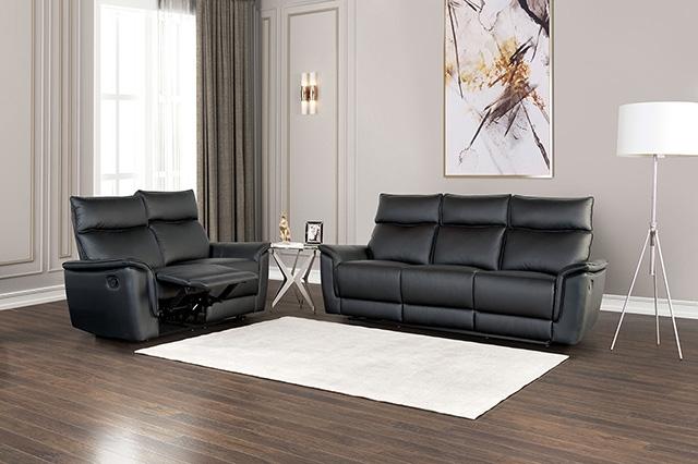 Bienne Recliner Chair White & Black - 3 Bros Warehouse