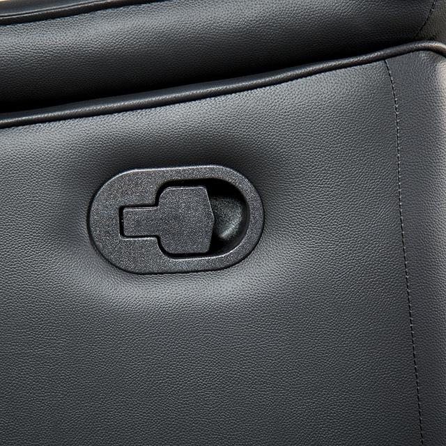 Bienne Sofa Manual Recliner White & Black - 3 Bros Warehouse