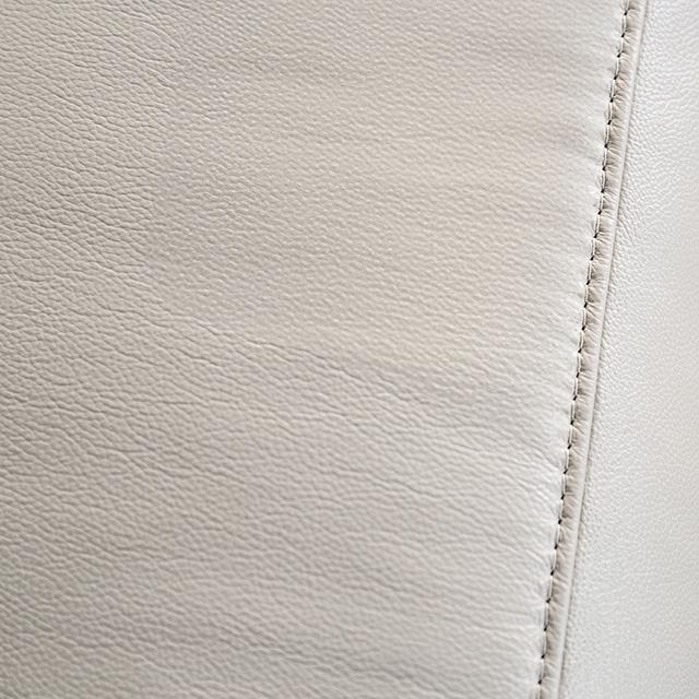 Bienne Sofa Manual Recliner White & Black - 3 Bros Warehouse