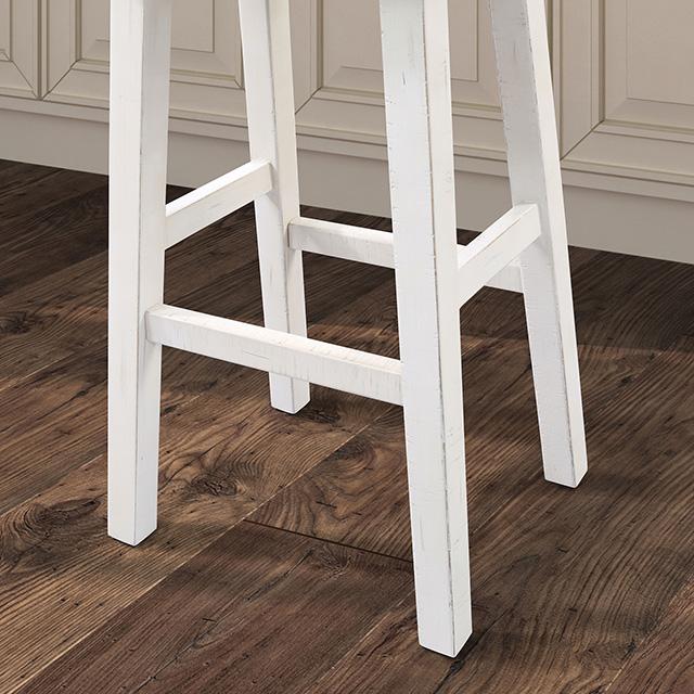 Biasca 29" Stool (2/CTN) White, Brown, & Black - 3 Bros Warehouse