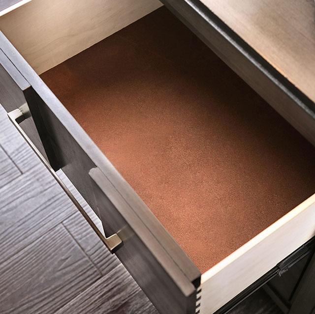 Berenice Dresser White, Gray, & Espresso - 3 Bros Warehouse