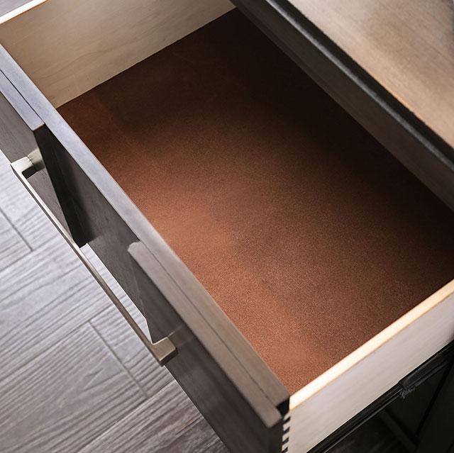 Berenice Dresser White, Gray, & Espresso - 3 Bros Warehouse