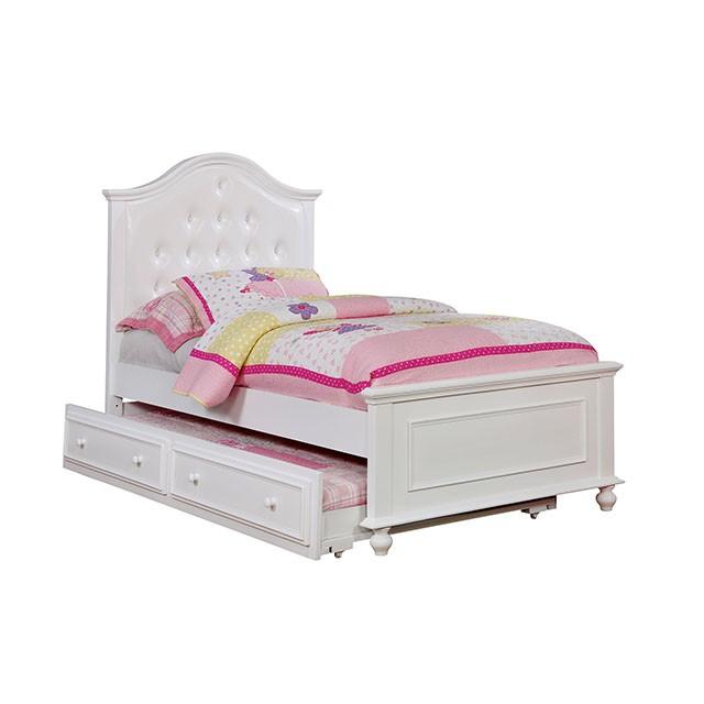 OLIVIA White Full & Twin Bed - 3 Bros Warehouse