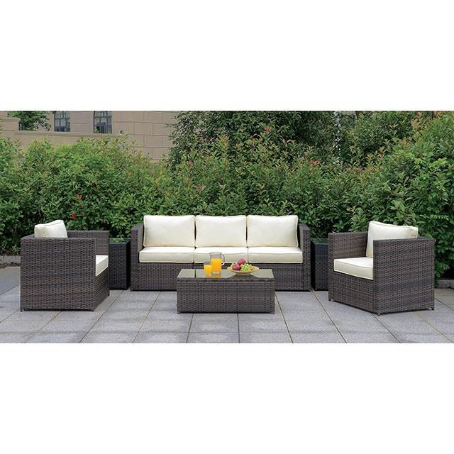 Ilona Brown/Beige Coffee Table - 3 Bros Warehouse