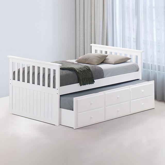 Captain Bed Clemens White - 3 Bros Warehouse
