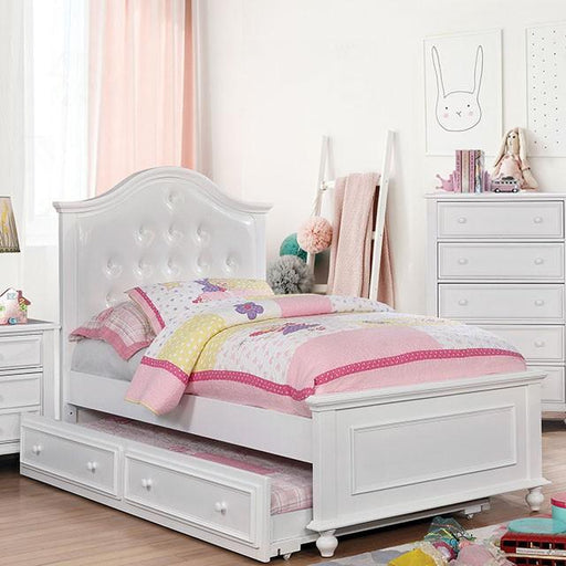 OLIVIA White Full & Twin Bed - 3 Bros Warehouse