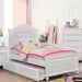 OLIVIA White Full & Twin Bed - 3 Bros Warehouse