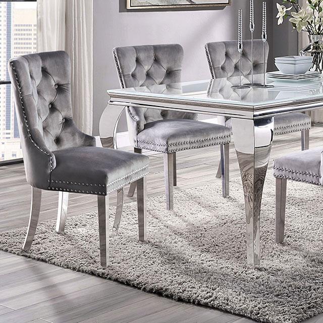 NEUVEVILLE Dining Table, White - 3 Bros Warehouse
