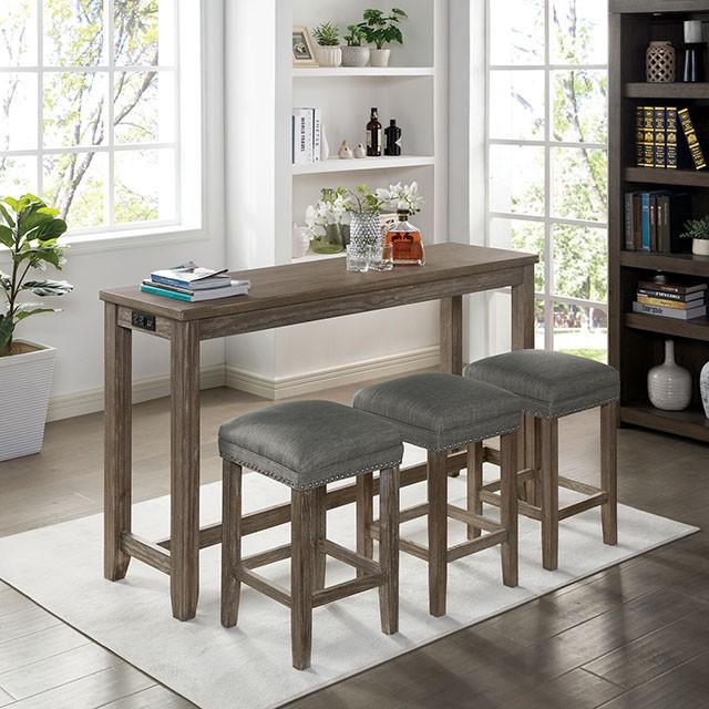 Caerleon 3 & 4 Piece Counter Ht. Set Gray & Blue