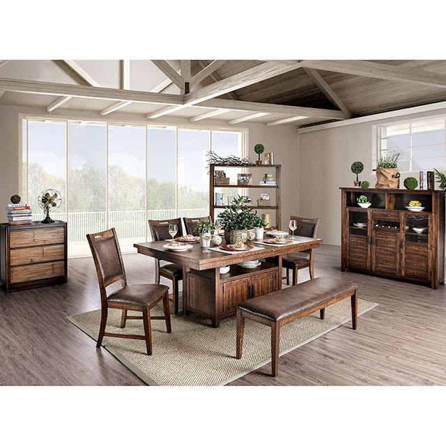Wichita Light Walnut Dining Table - 3 Bros Warehouse