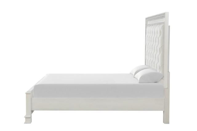 Stella Mia E.King & Queen Bed White & White - 3 Bros Warehouse