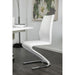 Midvale White/Chrome Side Chair (2/CTN) - 3 Bros Warehouse
