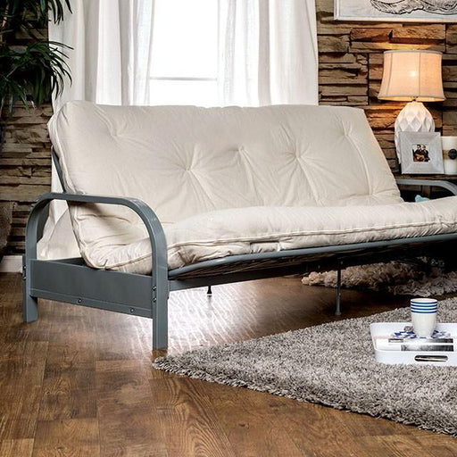 KNOX White 8" White Futon Mattress w/ Inner Spring - 3 Bros Warehouse